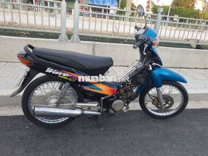 HONDA WAVE THÁI 110 ..2000 Xanh đen