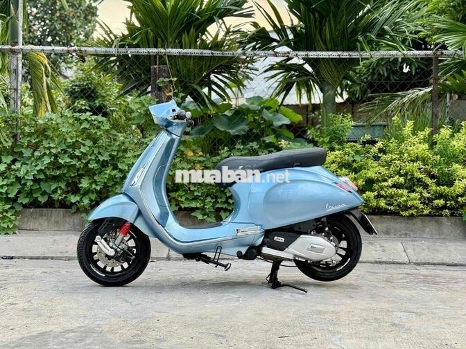 Vespa Sprint 2015 Xanh băng kiểg Bstp 9 chủ