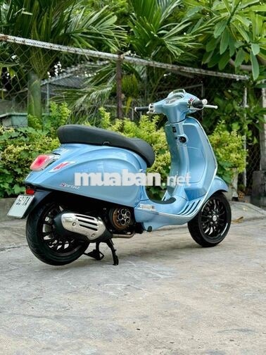 Vespa Sprint 2015 Xanh băng kiểg Bstp 9 chủ