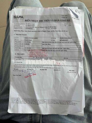 Piaggio Vespa GTS 2024 iGet 150cc Kem