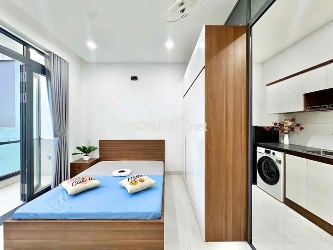 PN TÁCH BẾP BAN CÔNG FULL NỘI THẤT Y HÌNH MẶT TIỀN ĐƯỜNG NGUYỄN OANH