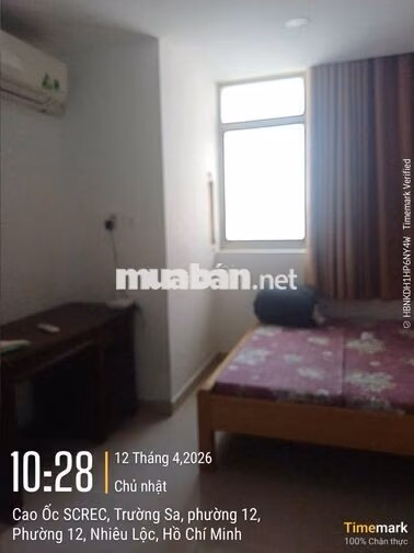Tôi bán Screc Tower, Q3 DT 59m2, 2PN 1WC giá 3,45 tỷ