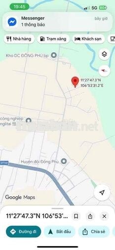 Đất SHR 182,9m2 Gần Trung Tâm Hành chính Công Đồng Phú