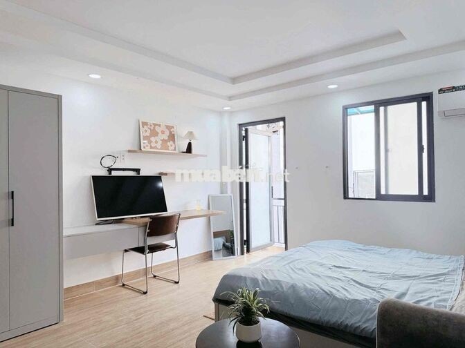 🔥CHO THUÊ PHÒNG BAN CÔNG 40m2 FULL NỘI THẤT NGAY CƯ XÁ BẮC HẢI 🔥