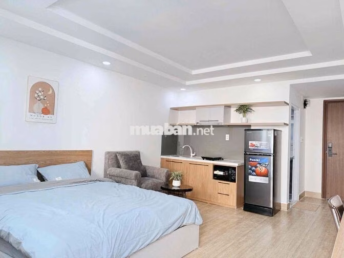 🔥CHO THUÊ PHÒNG BAN CÔNG 40m2 FULL NỘI THẤT NGAY CƯ XÁ BẮC HẢI 🔥