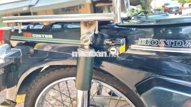 Honda Super Cub 70 Custom 1995 Xanh đậm, kem