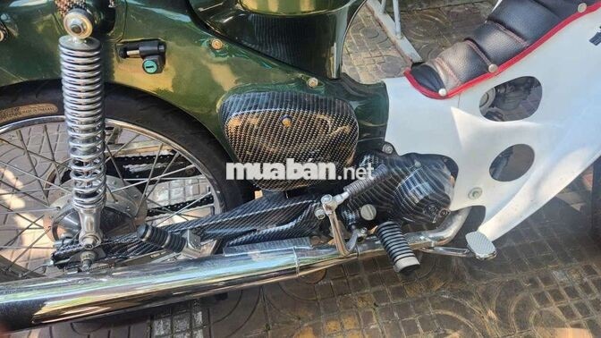 Honda Cub kiển Xanh, Trắng Carbon