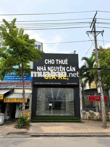 CHO THUÊ NHÀ NGUYÊN CĂN, MẶT TIỀN ĐẸP, VỊ TRÍ ĐẮC ĐỊA