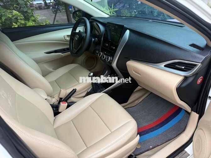 Toyota Vios E 2019 Số sàn Trắng 130000 km