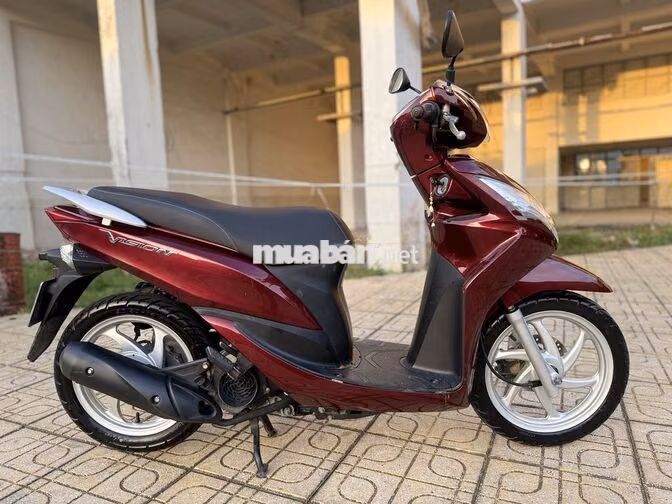 Honda Vision 2013 Đỏ BSTP Máy Zin 99% Đẹp keng