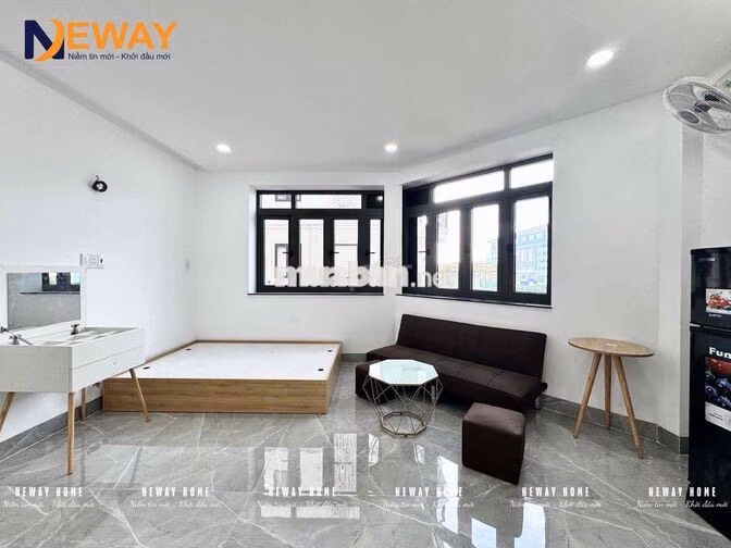 CHO THUÊ CĂN HỘ DỊCH VỤ MỚI XÂY FULL NỘI THẤT THOÁNG MÁT GIÁ RẺ