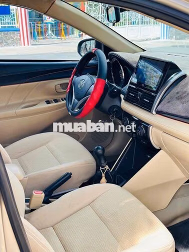 Toyota Vios 1.5E MT 2017 Vàng cát