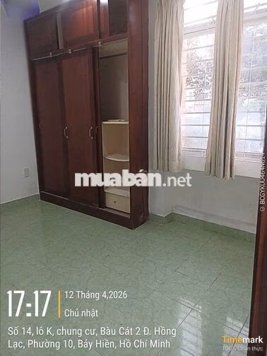Thang Bộ Lầu 1-Bàu cát 2 - 2pn có sổ hồng.