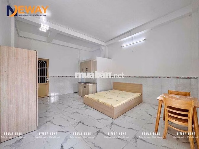 Căn hộ studio - full nội thất - bancol thoáng - ngay Ngã tư Bốn Xã