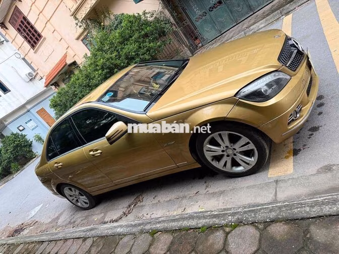 Mercedes C200 2008 Vàng