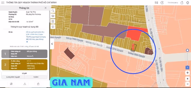 BÁN NHÀ MẶT TIỀN KINH DOANH : 8 LƯƠNG MINH NGUYỆT - P. TÂN THỚI HOÀ 
