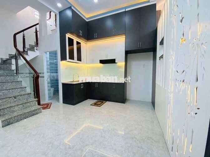 Nhà Mặt Tiền Hẻm 55M2 Thiết kế 3PN hẻm Thông.