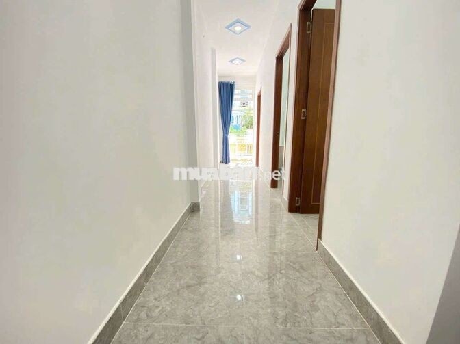 Nhà Mặt Tiền Hẻm 55M2 Thiết kế 3PN hẻm Thông.