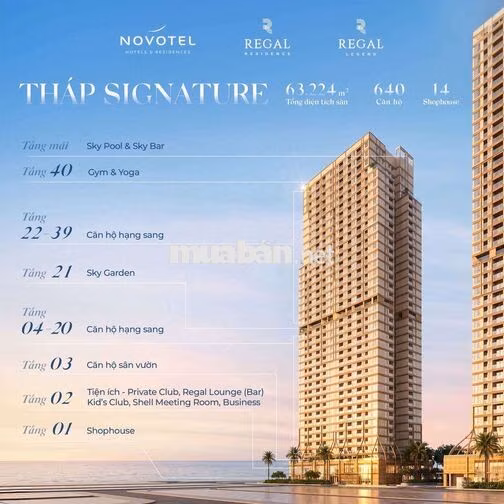 237 TRIỆU SỞ HỮU CĂN HỘ BIỂN VÕ NGUYÊN GIÁP -REGAL RESIDENCE SIGNATURE