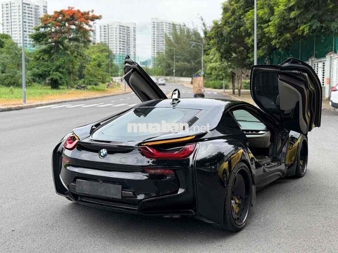 BMW i8 2015 Plug-in Hybrid Đen