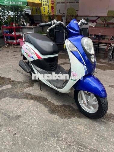 SYM Elite 50cc 2018 bstp Xanh Trắng