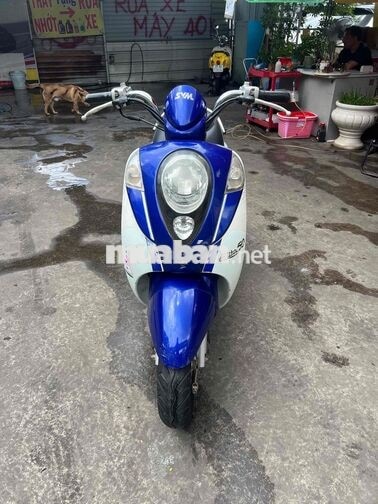 SYM Elite 50cc 2018 bstp Xanh Trắng