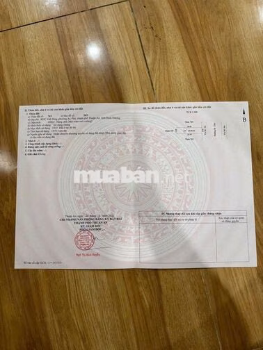 Bán căn nhà đường D33 kế ngân hàng MB,khu dân cư việt sing vsip1,BD