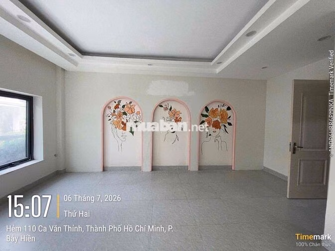 Cho thuê MT 5x8 41m2, 6 tầng, 4 phòng, 5 WC đường Ca Văn Thỉnh