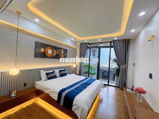 💎 💎 💎 FULL NỘI THẤT CAO CẤP MỚI 4❌20M  TRỆT 2 SÂN THƯỢNG 4PN 5WC P