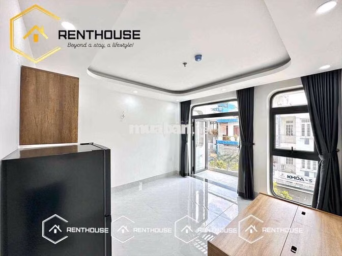 CHO THUÊ CĂN HỘ DỊCH VỤ BAN CÔNG FULL NỘI THẤT NGAY DƯƠNG QUẢNG HÀM