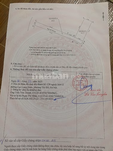 Bán nhà ngõ phố Lạc Long Quân, quận Tây Hồ
