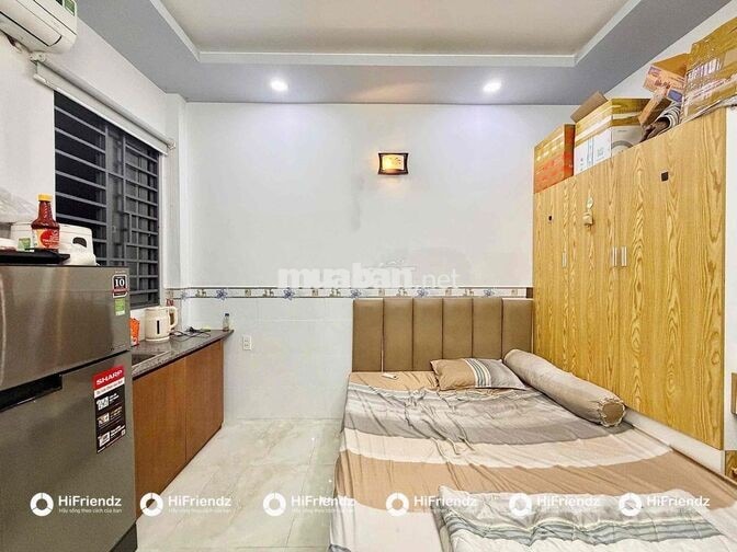🔥3.6TR-PHÒNG FULL NỘI THẤT CÓ BAN CÔNG THOÁNG MÁT-HẺM XE TẢI MÃ LÒ,BT