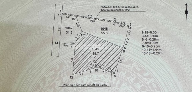 Chính chủ bán Đất 55.7m2 có sẵn 55.7 m2 tại Phường Xuân đỉnh Hà Nội