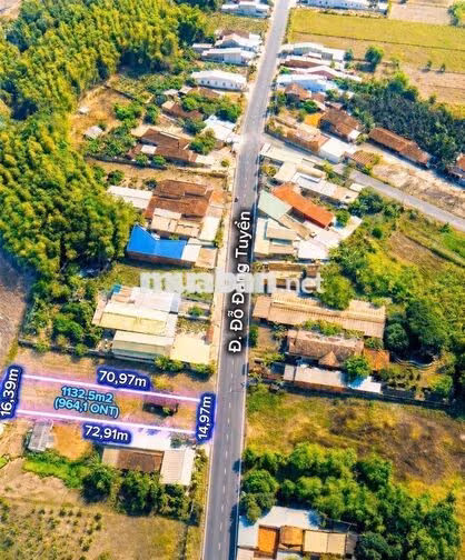 Mặt tiền đường Đỗ Đăng Tuyển 1100m2 full thổ giá 2ty4 bớt lộc