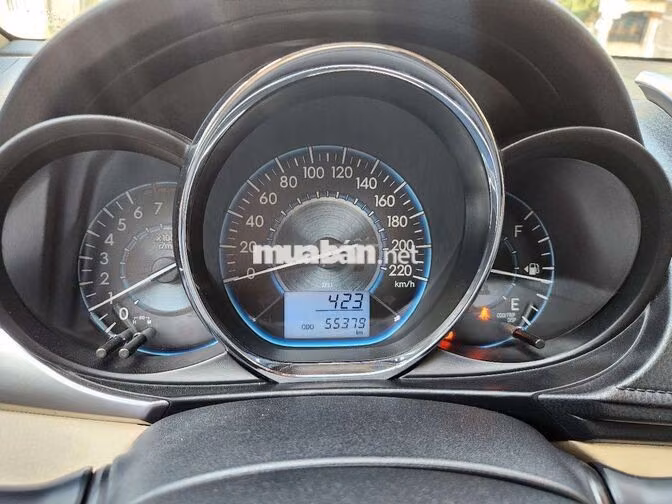 Toyota Vios 1.5E 2016 odo 55.000 km