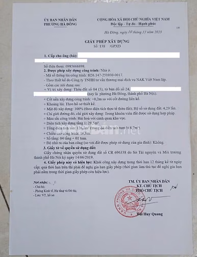 Nhà 4 tầng + 1 tum phố Bà Triệu, Hà Đông