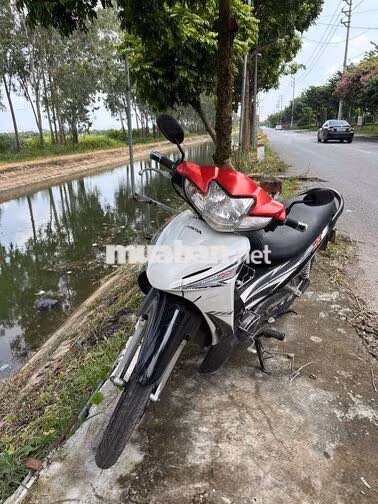 Honda Wave S 2014 Trắng-Nâu-Xám