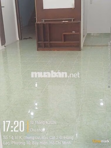 Căn hộ chung cư Bàu Cát II, 55m2, 2,4 tỷ Tân Bình, TP. HCM