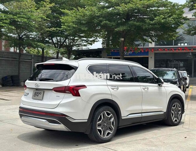 Hyundai SantaFe 7 chỗ Xăng 2021, Trắng Nâu