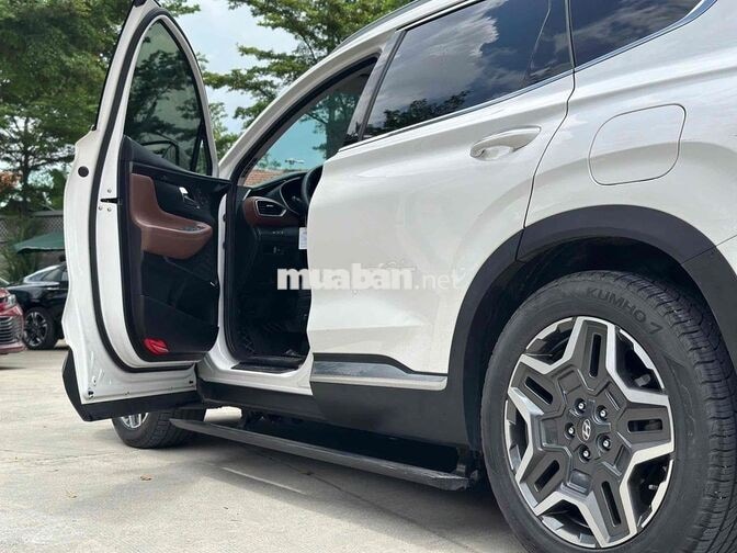Hyundai SantaFe 7 chỗ Xăng 2021, Trắng Nâu