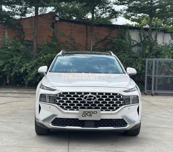 Hyundai SantaFe 7 chỗ Xăng 2021, Trắng Nâu