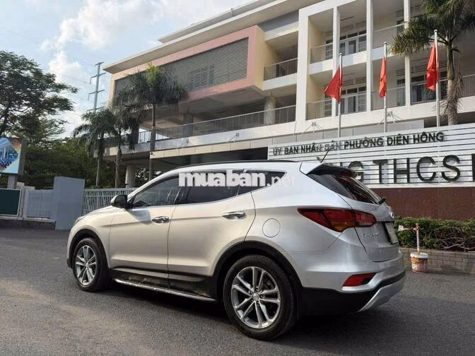 Hyundai Santafe 2016 Bản full Bạc