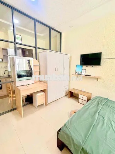CHO THUÊ STUDIO TÁCH BẾP BAN CÔNG FULL NỘI THẤT NGAY TRUNG TÂM QUẬN 1
