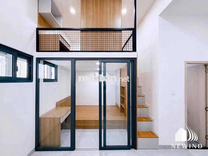 Duplex Gác cao 2m có 2 chổ ngủ Full Nội thất trống sẵn
