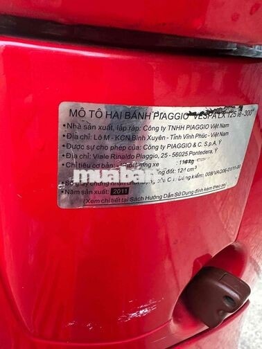 vespa lx125 phun xăng điện tử zin az êm ru