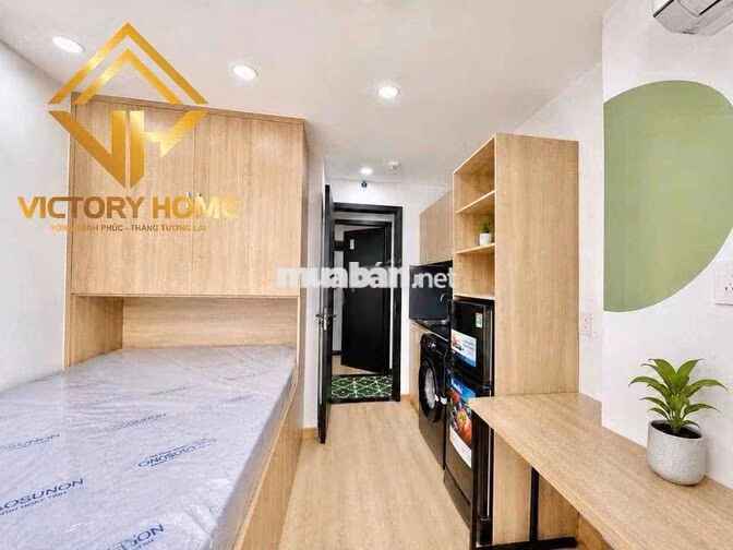Toà nhà gần VLU mới xây nội thất mới tinh, thoáng mát sạch sẽ, an ninh