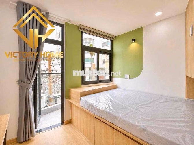 Toà nhà gần VLU mới xây nội thất mới tinh, thoáng mát sạch sẽ, an ninh