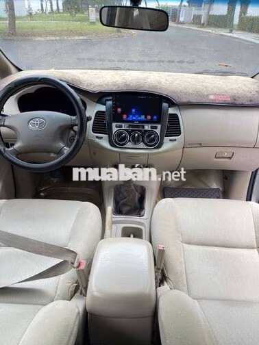 Toyota Innova G 2008 Bạc Số sàn 8 chổ