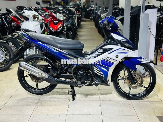 XE MÁY THỊNH PHÁT- EXCITER 135 TRẮNG XANH GP CHẤT