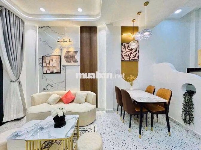 Cho thuê nhà 2PN 3Wc Mới Ngay Cầu Bông, Đinh Tiên Hoàng Full Nội Thất